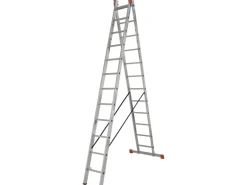 Krause Mehrzweckleiter Dubilo 2 x 12 Sprossen 585 cm x 97 cm x 157 cm