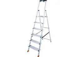 Krause Stehleiter Sepuro 6 Stufen 190 cm x 50 cm x 115 cm