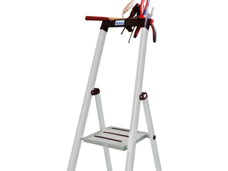Krause Stehleiter Sepuro 6 Stufen 190 cm x 50 cm x 115 cm
