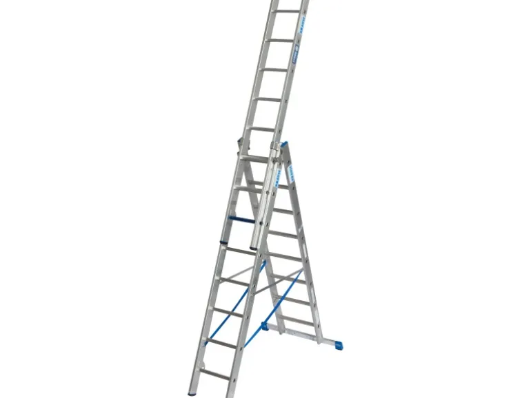 Krause Vielzweckleiter Stabilo +S 3 x 8 Sprossen/Stufen 490 x 97 x 183 cm