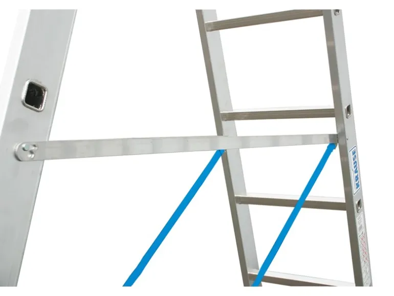 Krause Vielzweckleiter Stabilo +S 3 x 8 Sprossen/Stufen 490 x 97 x 183 cm
