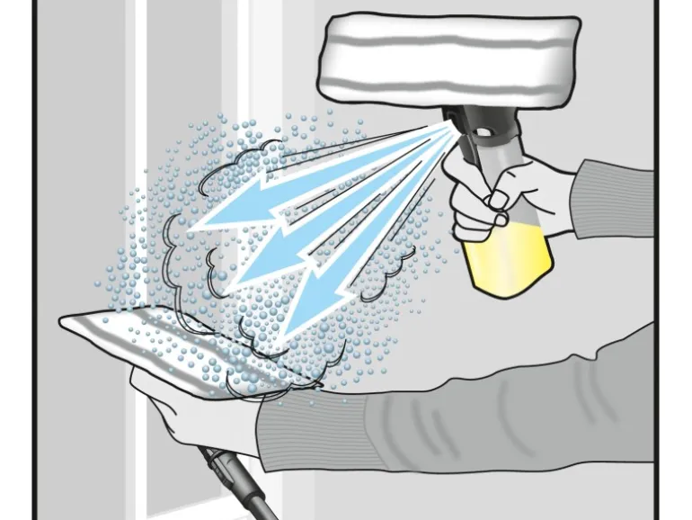 Kärcher Verlängerungsset für alle Kärcher WV / KV 4, mit Einwascher Gerätehalter