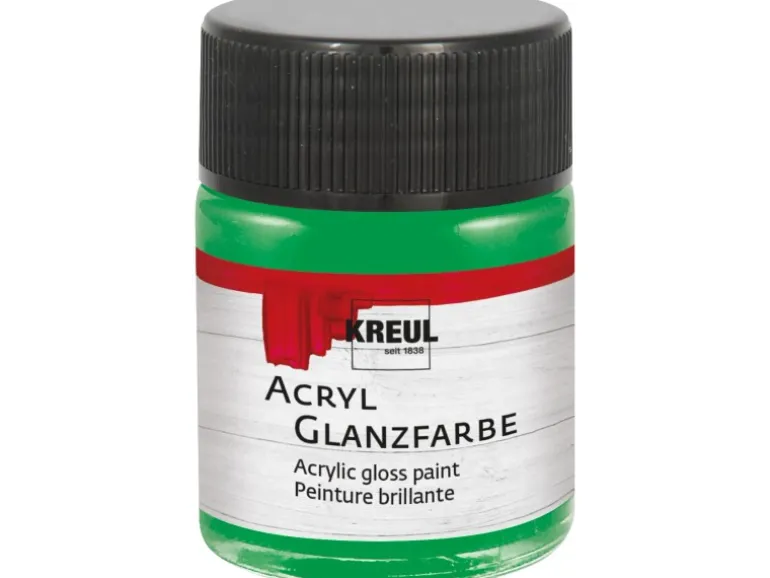Kreul Acryl Farbe Glänzend Grün 50 ml