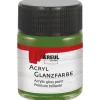Kreul Acryl Farbe Glänzend Olivgrün 50 ml