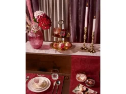 Kunstpflanze Rose Blush Bordeaux 38 cm