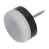 Kunststoffgleiter mit Stift Ø 22 mm 8 Stück Weiß