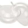 Kunststoff-Kugel teilbar 8 cm glasklar