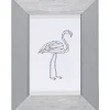 Kunststoffrahmen 10 cm x 15 cm Silber Metallic Look