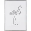 Kunststoffrahmen 50 cm x 70 cm Silber Metallic Look