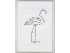 Kunststoffrahmen 50 cm x 70 cm Silber Metallic Look