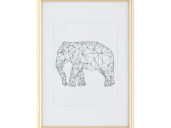 Kunststoffrahmen 21 cm x 29,7 cm Gold