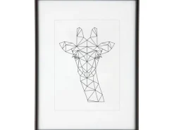 Kunststoffrahmen 30 cm x 40 cm Schwarz