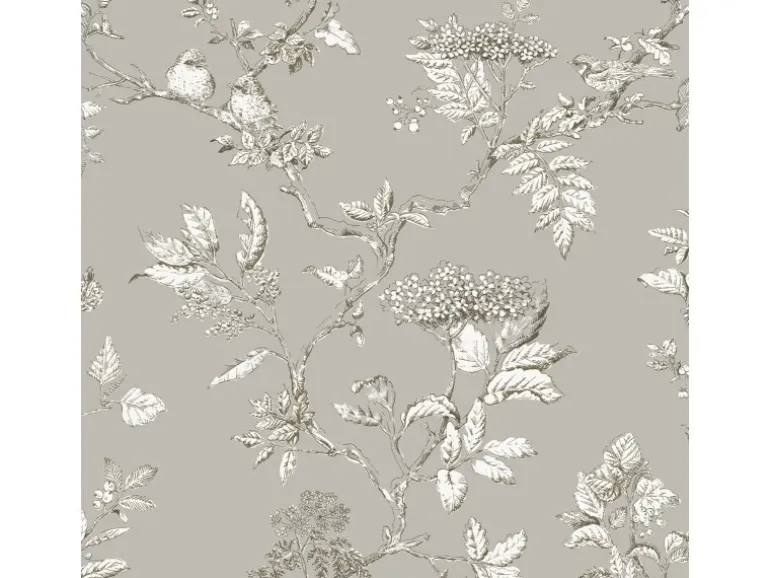 Laura Ashley Vliestapete Elderwood Steel 10,05 x 0,52 m