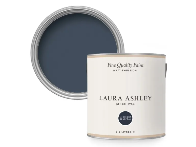 Laura Ashley Wandfarbe Midnight Seaspray Blau 2,5 l