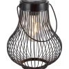LED Solar-Laterne Schwarz