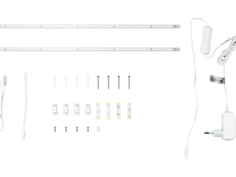 LED-Lichtleiste 2er-Set Weiß EEK: F