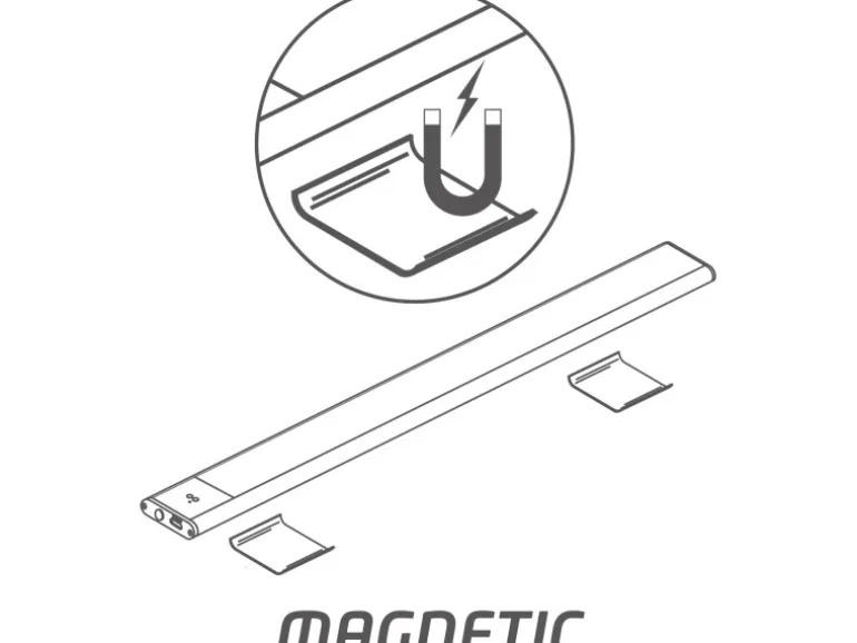 LED-Unterbauleuchte Wellensensor 320 lm 3000-6000 K CCT 80 cm Silber