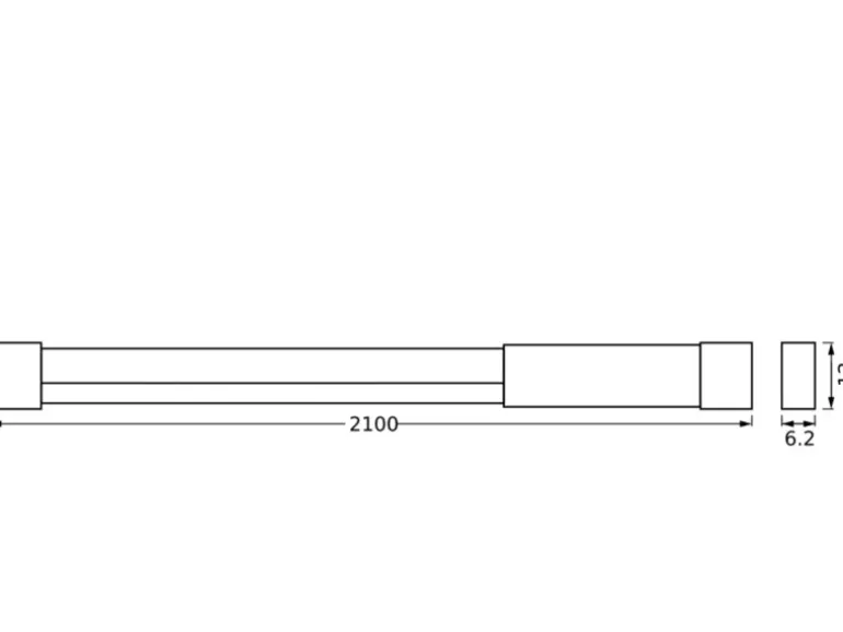 Ledvance LED-Streifen Neon Flex USB mit Fernbedienung 4 W RGB 210 cm