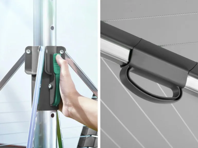 Leifheit Wäschespinne Linomatic Plus 60m Leine Wäscheständer höhenverstellbar