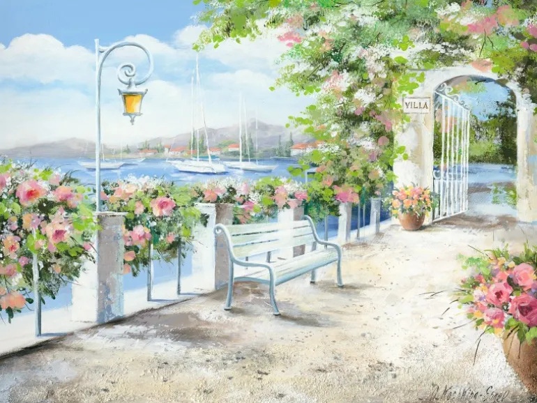 Leinwandbild Basic Anonymus Passagio di Lago 77 cm x 57 cm