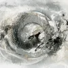 Leinwandbild Basic Than-Son Grey and Silver III 116 cm x 84 cm