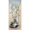 Leinwandbild Blaue Vasen IV 27 cm x 77 cm