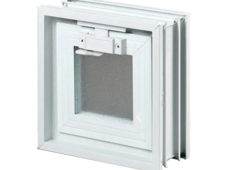 Lüftungsfenster 239 mm x 239 mm für 24er Glasstein