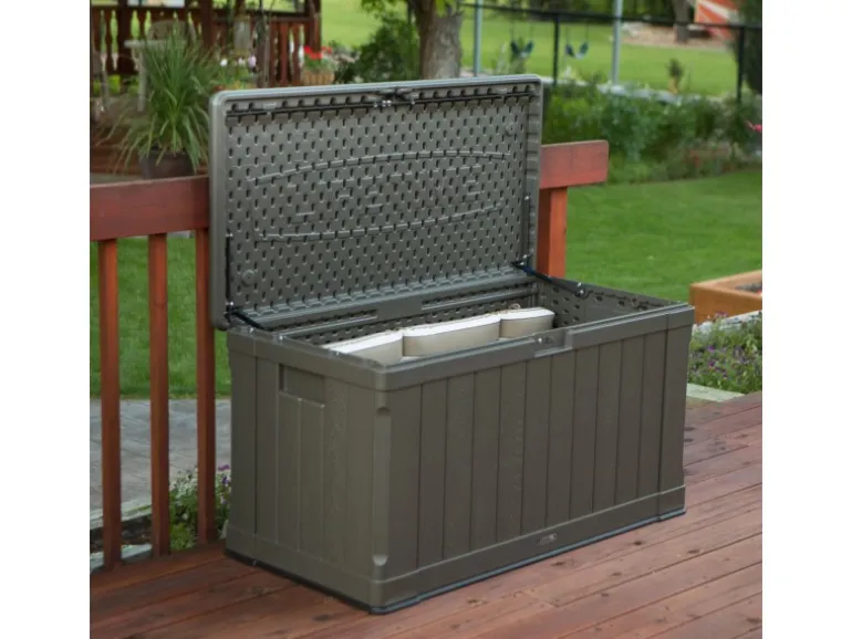 Lifetime Gartenbox 128 cm x 64 cm x 67 cm Dunkelbraun