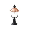 Lindby Außenleuchte Laterne Clint 9630100 Spritzwassergeschützt Retro Vintage Antik in Kupfer aus Aluminium 1-flammig E27