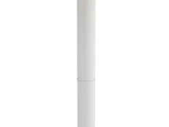 Lindby Mastleuchte Außen Laterne Madea 10034012 Spritzwassergeschützt Modern in Weiß aus Aluminium 2-flammig E27