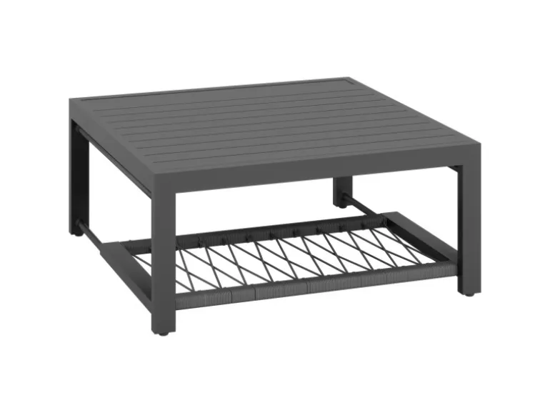 Lounge-Set Willa 4-teilig aus Aluminium Anthrazit