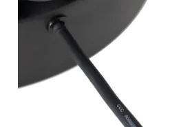 Lucande Laterne Marrin 10025952 Spritzwassergeschützt Modern in Schwarz aus Metall 1-flammig E27