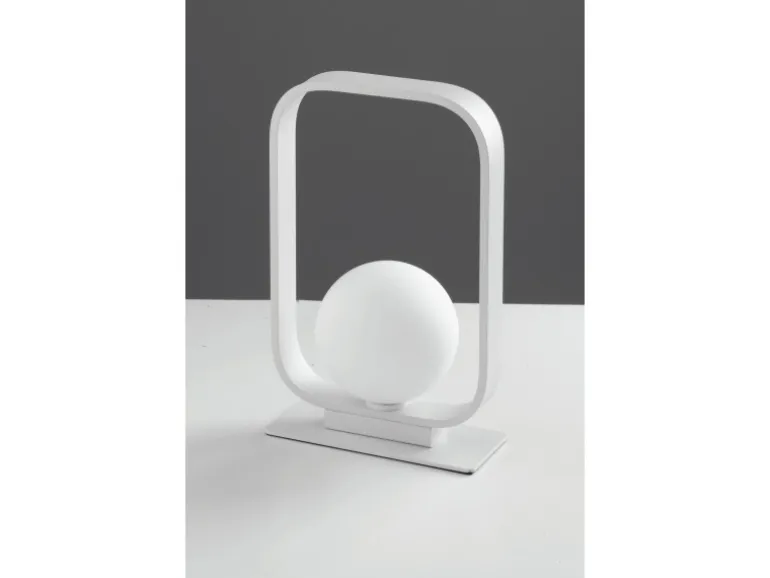 Luce Design Tischleuchte Roxy 1-flammig Weiß 10 cm x 16 cm x 26 cm
