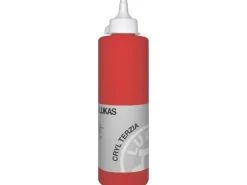 Lukas Cryl Terzia Acrylfarbe Studien-Qualität 500 ml Kadmiumrot hell (imit.)
