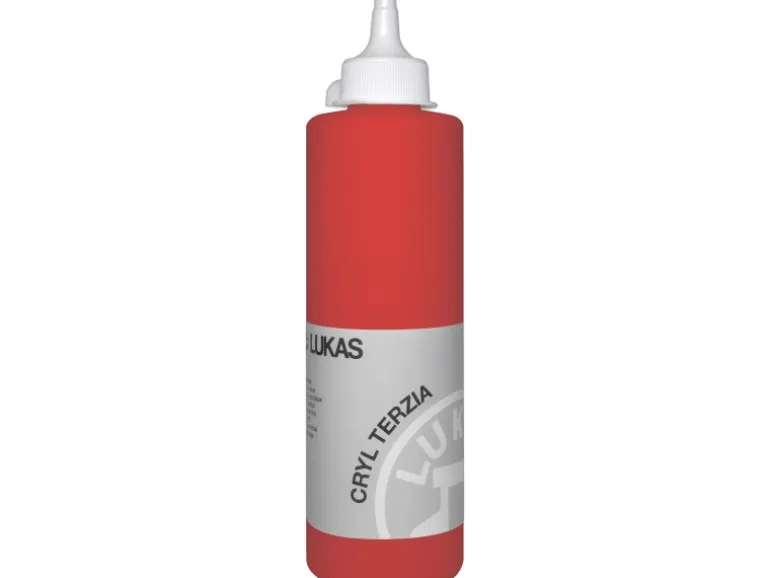 Lukas Cryl Terzia Acrylfarbe Studien-Qualität 500 ml Kadmiumrot hell (imit.)