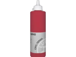 Lukas Cryl Terzia Acrylfarbe Studien-Qualität 500 ml Kadmiumrot dunkel (imit.)