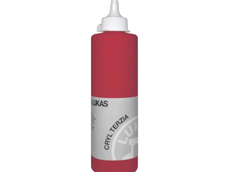Lukas Cryl Terzia Acrylfarbe Studien-Qualität 500 ml Kadmiumrot dunkel (imit.)