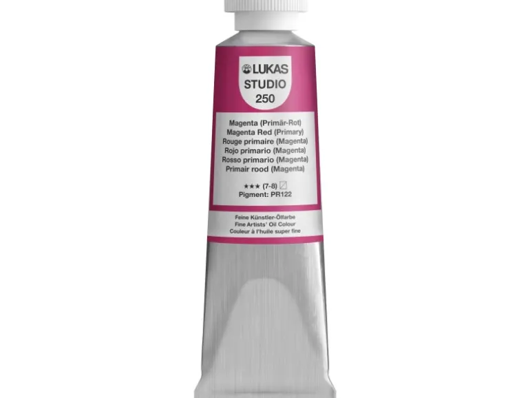 Lukas Studio Ölfarbe 37 ml Premium-Qualität Magenta (Primär-Rot)