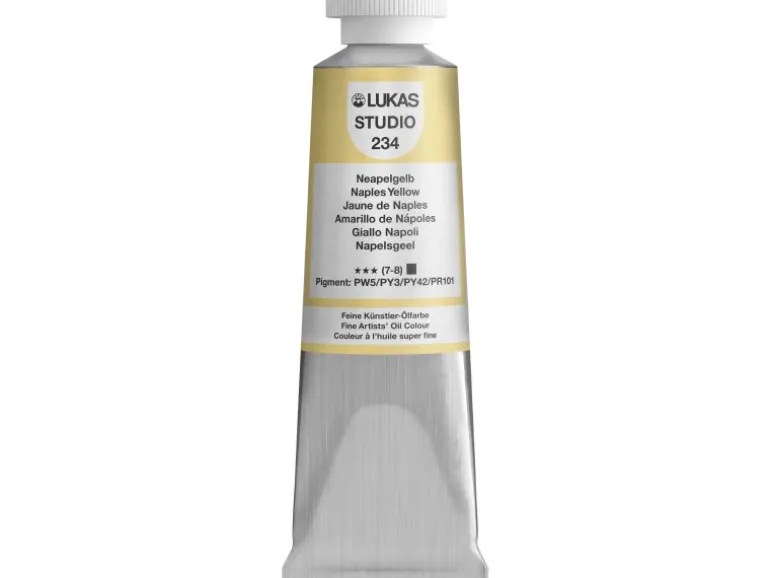 Lukas Studio Ölfarbe 37 ml Premium-Qualität Neapelgelb