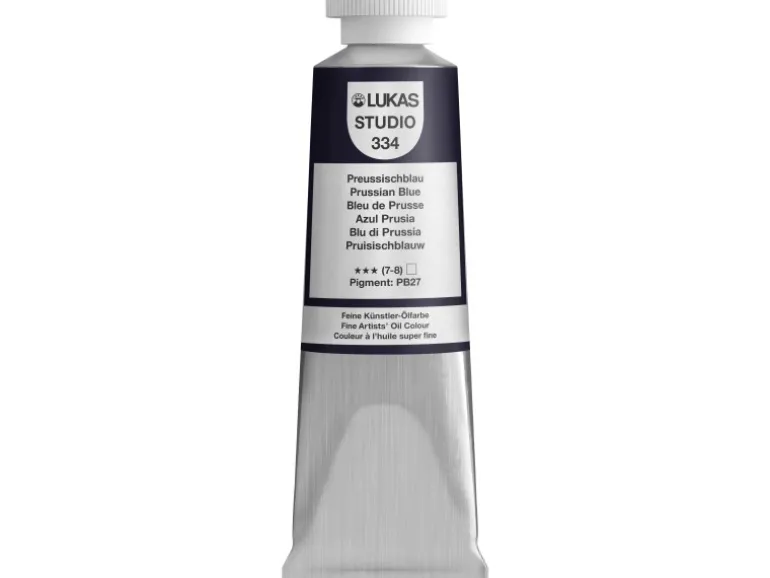 Lukas Studio Ölfarbe 37 ml Premium-Qualität Preussischblau