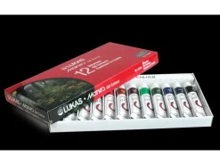 Lukas Terzia Oil Ölfarben-Set 12 x 12 ml Farbtuben