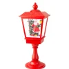 Lumineo LED-Laterne 33 LEDs Kaltweiß 27 cm x 27 cm x 70 cm Bunt