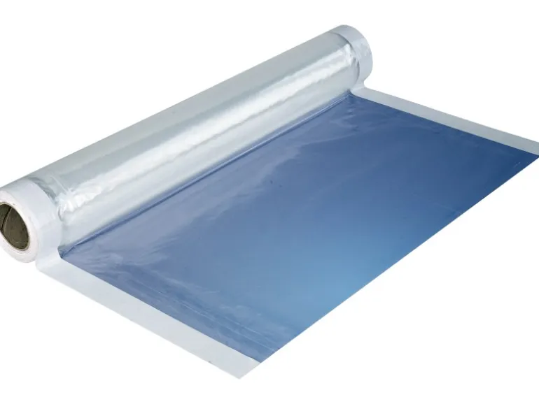 LUX Fensterschutzfolie 1,2 m x 10 m mit Klebekanten