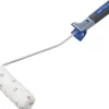 LUX Lasurroller 12 cm Mikrofaser Braun-Getupft