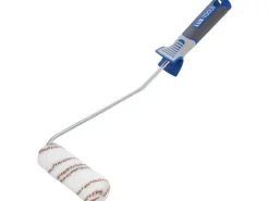 LUX Lasurroller 12 cm Nylon Braun-Grün-Gestreift