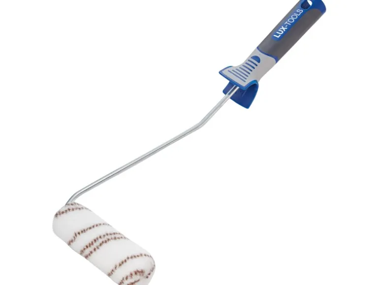 LUX Lasurroller 12 cm Nylon Braun-Grün-Gestreift