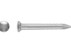 LUX Rundkopfstift Ø 0,8 mm x 11 mm Vernickelt 200 Stück