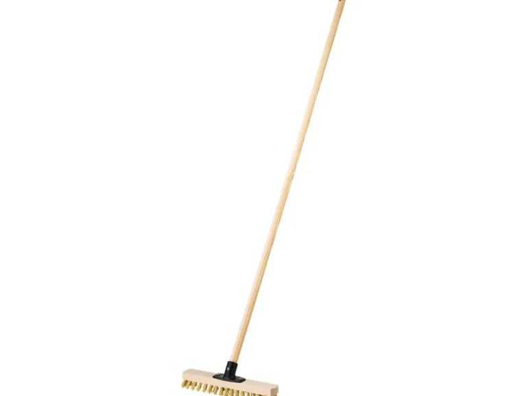 LUX Wischer 30 cm Holz Power-Stick angestielt