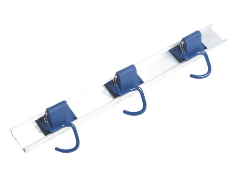 LUX-TOOLS Geräteschiene Comfort mit PVC-Beschichtung 3 Haken