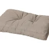 Madison Rückenkissen Basic 40 cm x 60 cm x 8 cm Taupe